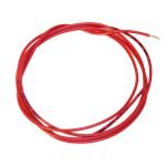 Hook-up wire 1m röd AWG24 (flertrådig)