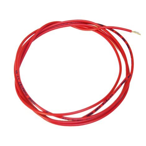 Hook-up wire 1m röd AWG24 (flertrådig)